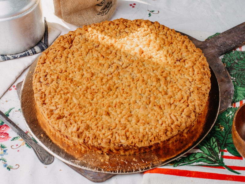 Torta de Paçoca Cremosa